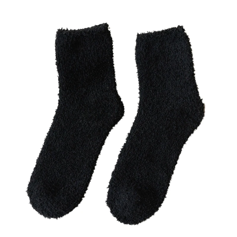 

Winter Warm Fluffy Socks Women Sock Cute Soft Elastic Coral Velvet Indoor Floor Towel Socks Breathable Sock New Year Gift