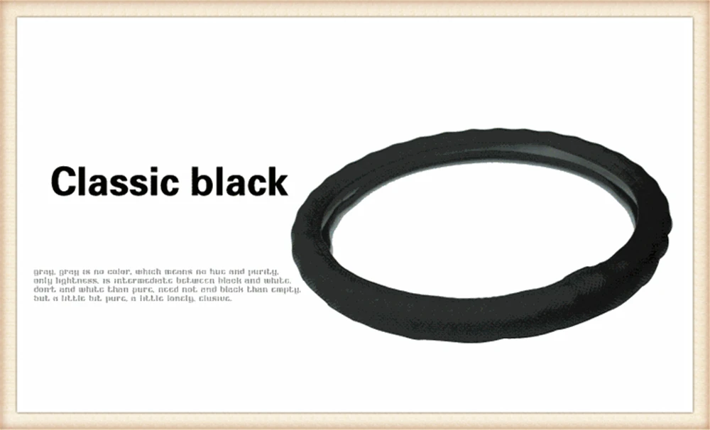 

Leather Universal Car Steering-wheel Cover 38CM Car-styling Sport Auto Steering Wheel Covers Anti-Slip Automotive Accessories