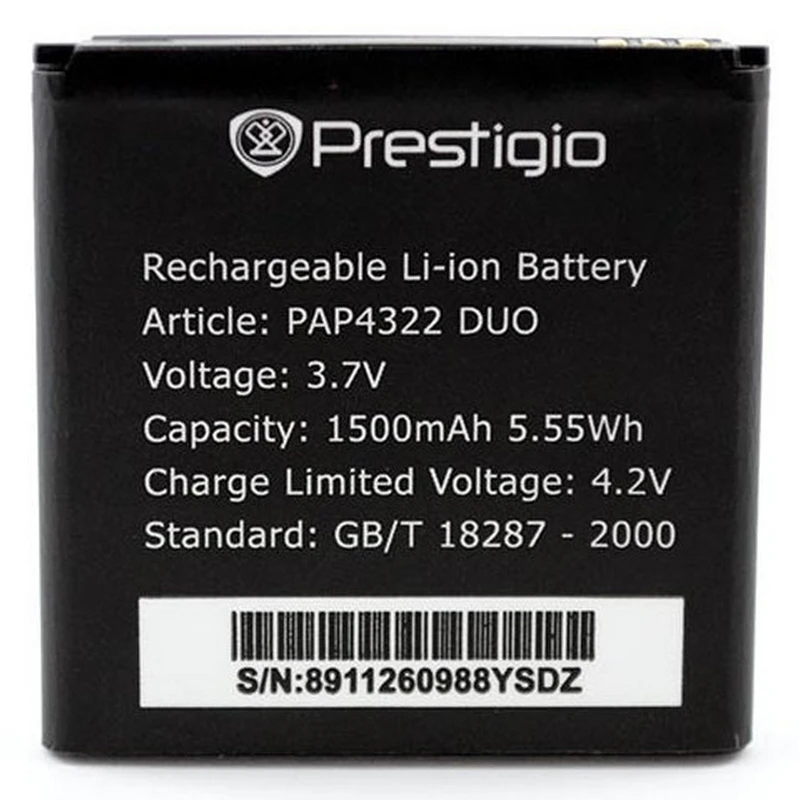 Аккумулятор для Prestigio MultiPhone 4322 DUO PAP4322 | Мобильные телефоны и аксессуары