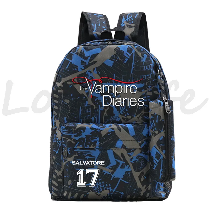 Рюкзак с дневниками вампира для девочек и мальчиков популярные школьные ранцы