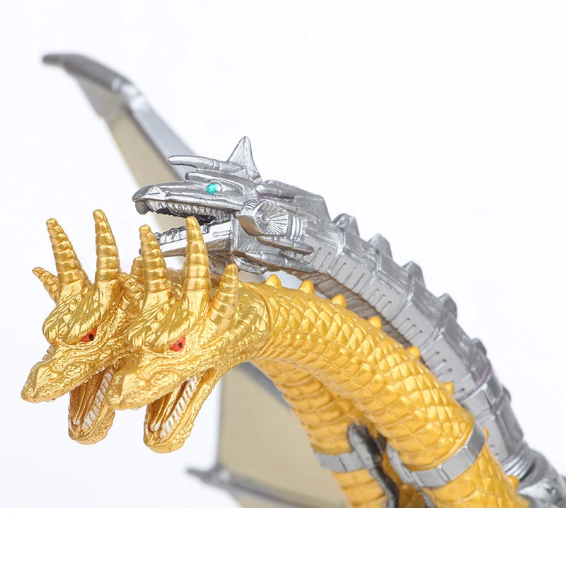 Экшн-фигурки GodzillaS из аниме ПВХ Модель монстра с тремя головками дракона