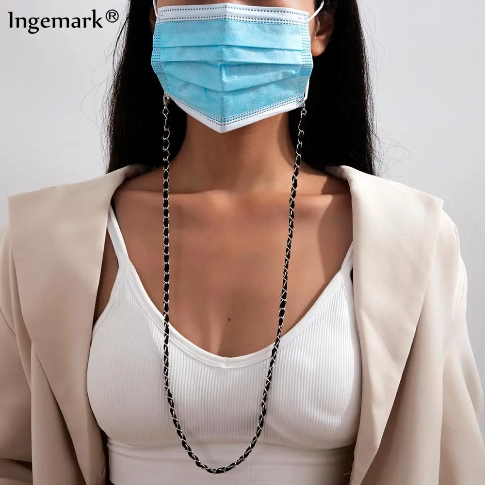 Уход за кожей лица маска цепи для мужчин и женщин Хлопок глаз цепочка