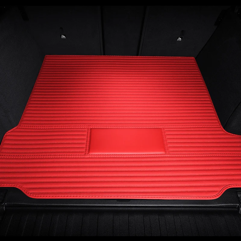 

Custom Leather Car Trunk Mats For Porsche Cayenne 911 Boxster 718 Macan 944 Panamera Taycan Auto Carpets Covers Foot Mats Custom