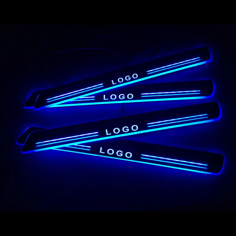 Подгонянный светодиодный порог двери для Mazda 3 корпус коробки/Хэтчбек BM 2015 2016