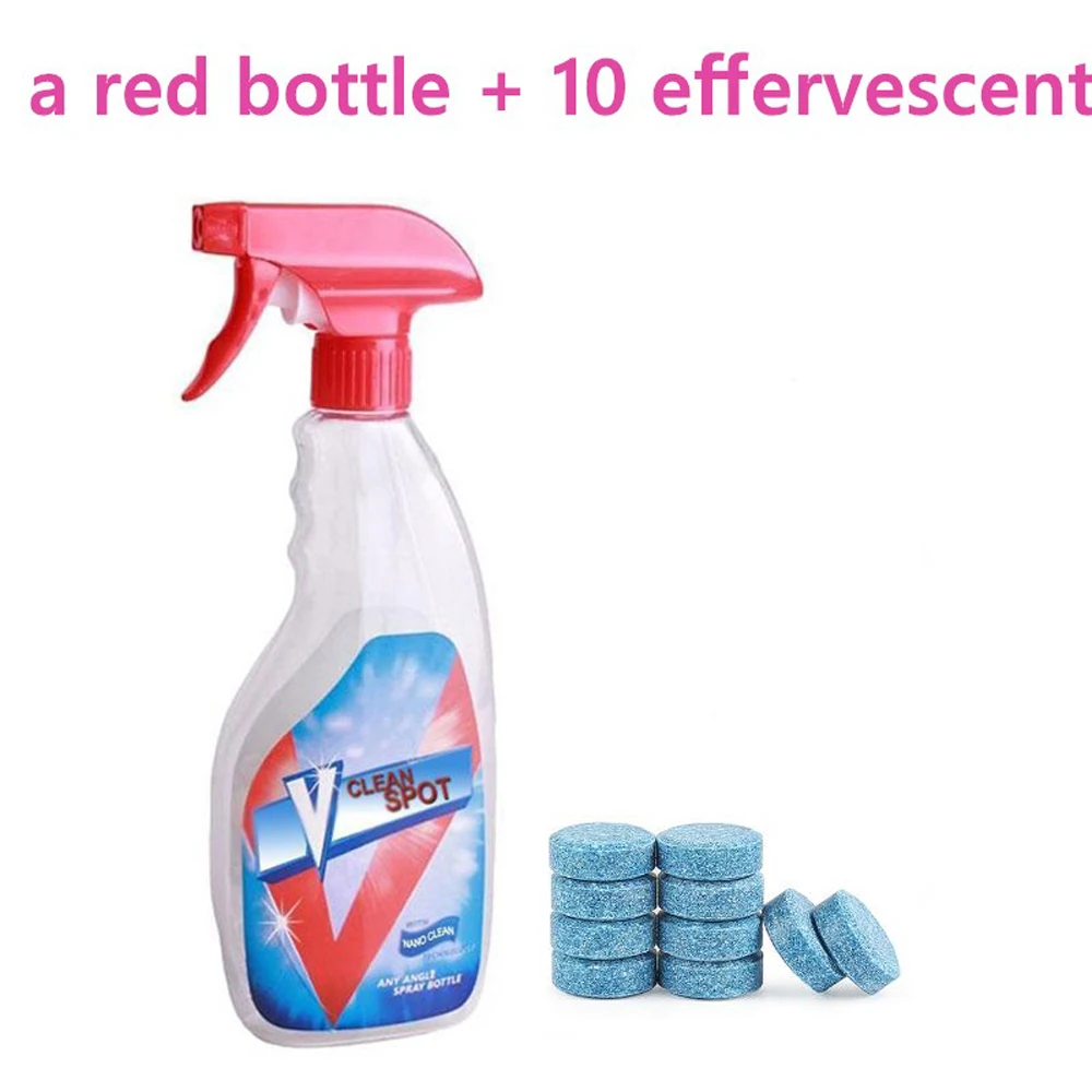 Red 1 шт. = 4л воды) Многофункциональный очиститель Vclean Spot Effervescent Спрей очиститель дома чистка унитаза очиститель стекла - Тип аромата: Red