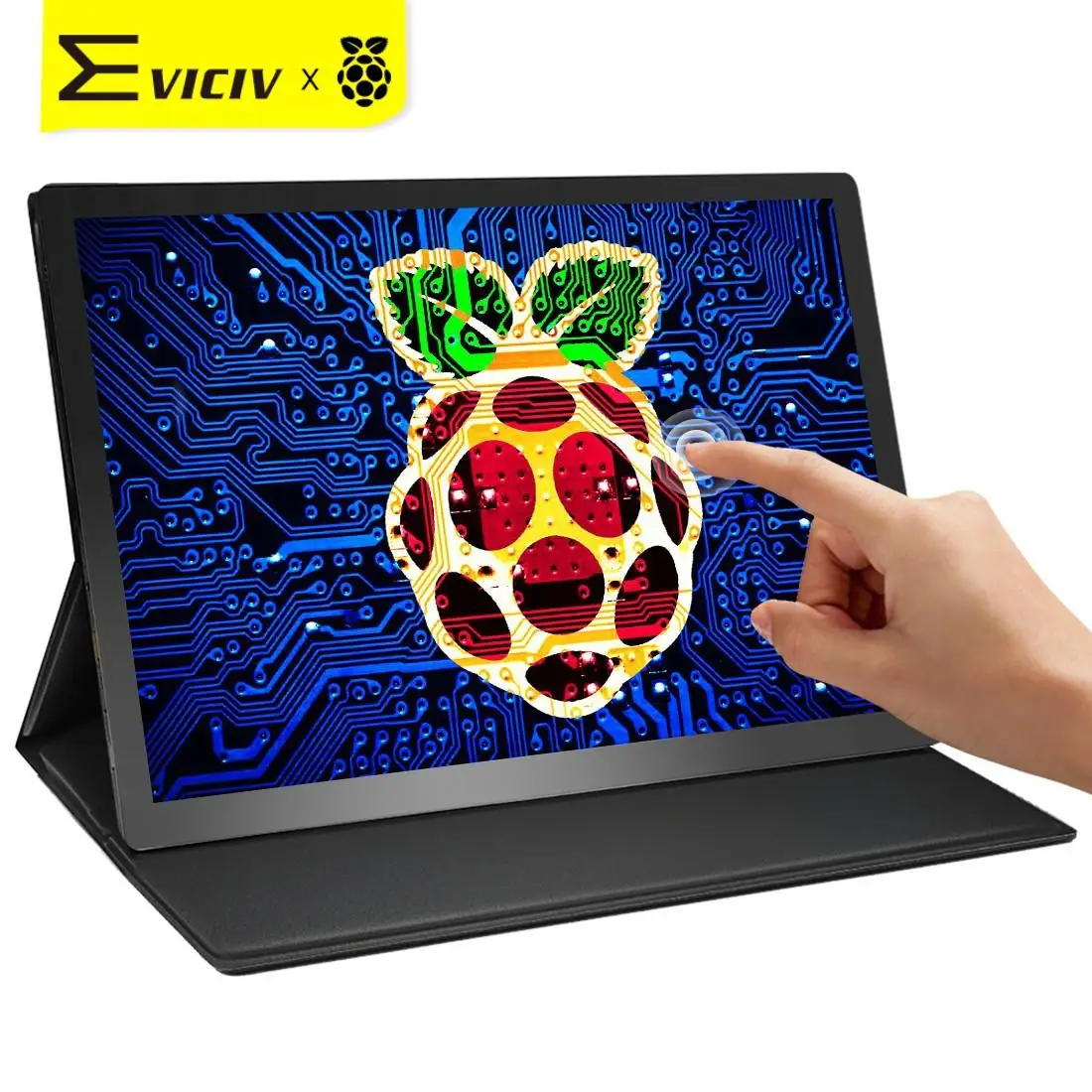 eviciv raspberry pi 4 дисплей 123 дюйма raspberry berrypi сенсо