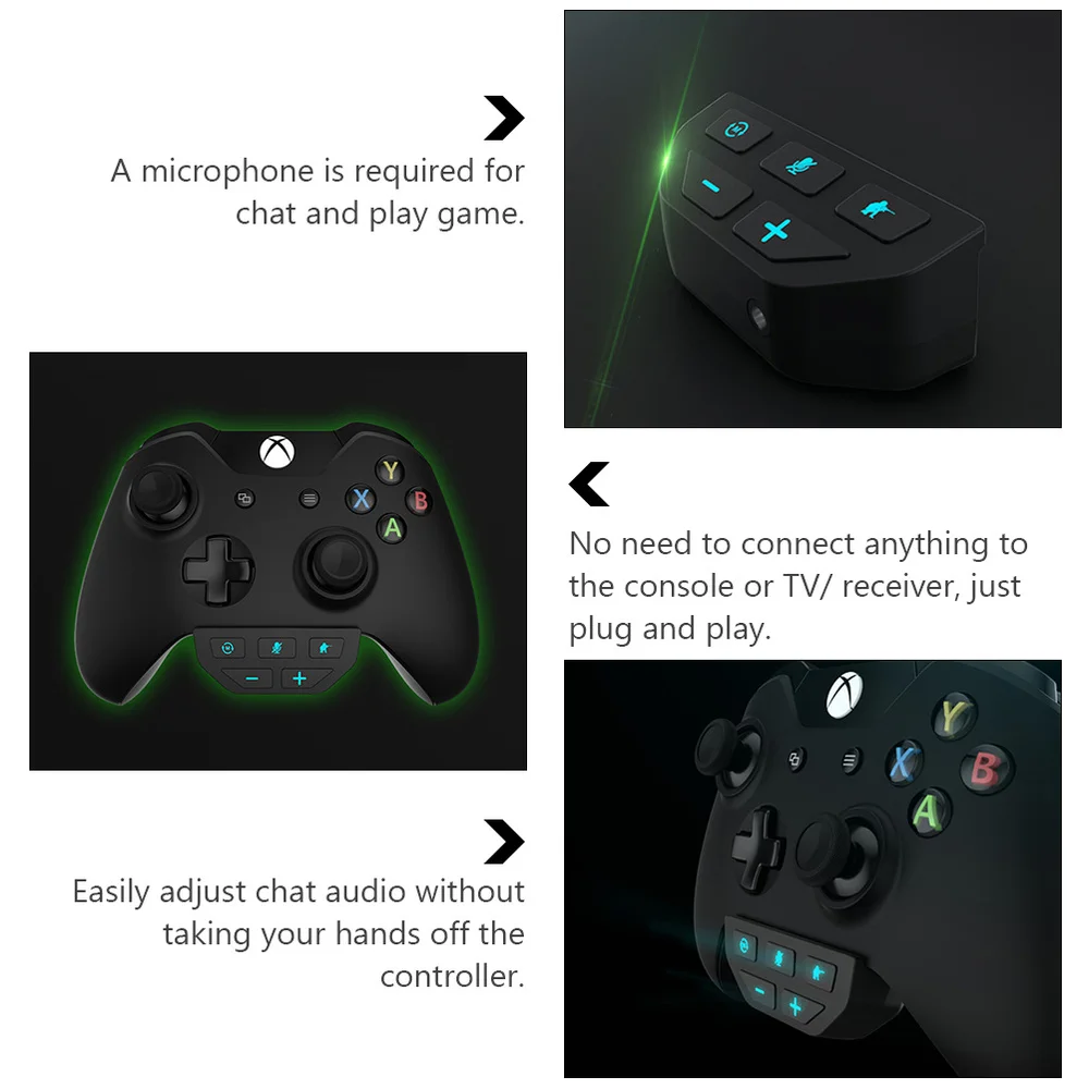 

1pc Stereo Headset Headphone Audio Game Adapter Compatible for One