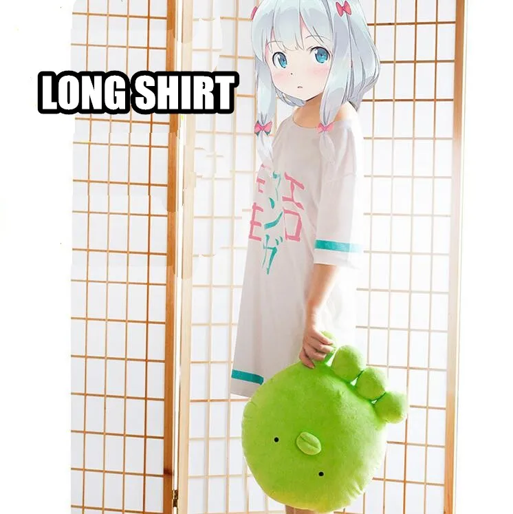 Костюм для косплея размера плюс аниме Eromanga Sensei Izumi Sagiri Хлопковая женская футболка
