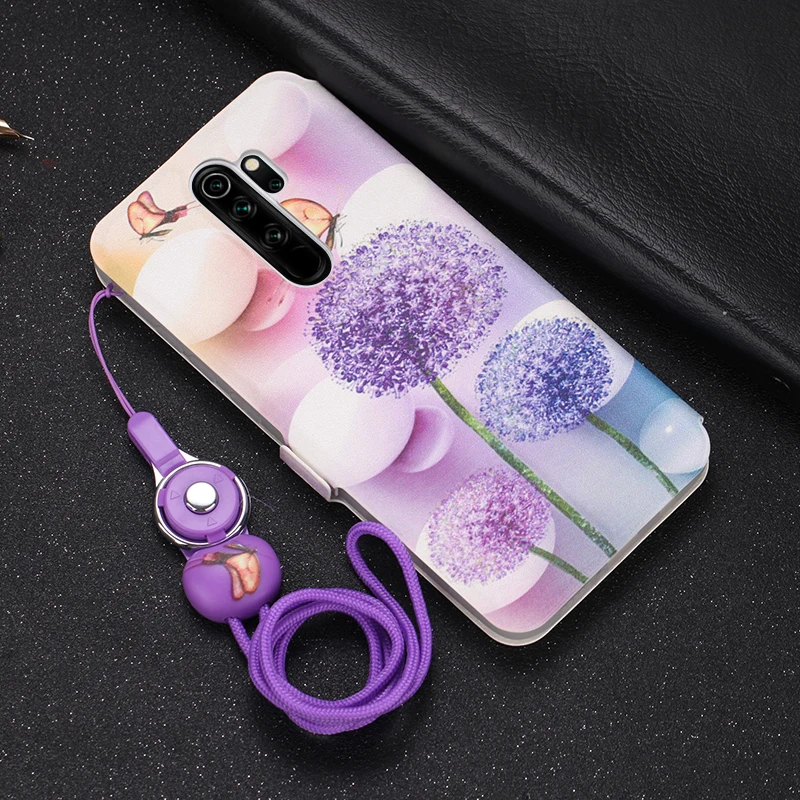 Для Xiao mi Red mi Note 8 7 6 5 Pro милый раскрашенный флип-кошелек с подставкой кожаный чехол красный mi 8A 8 mi 9 8 mi A2 Lite 6X Чехол-книжка