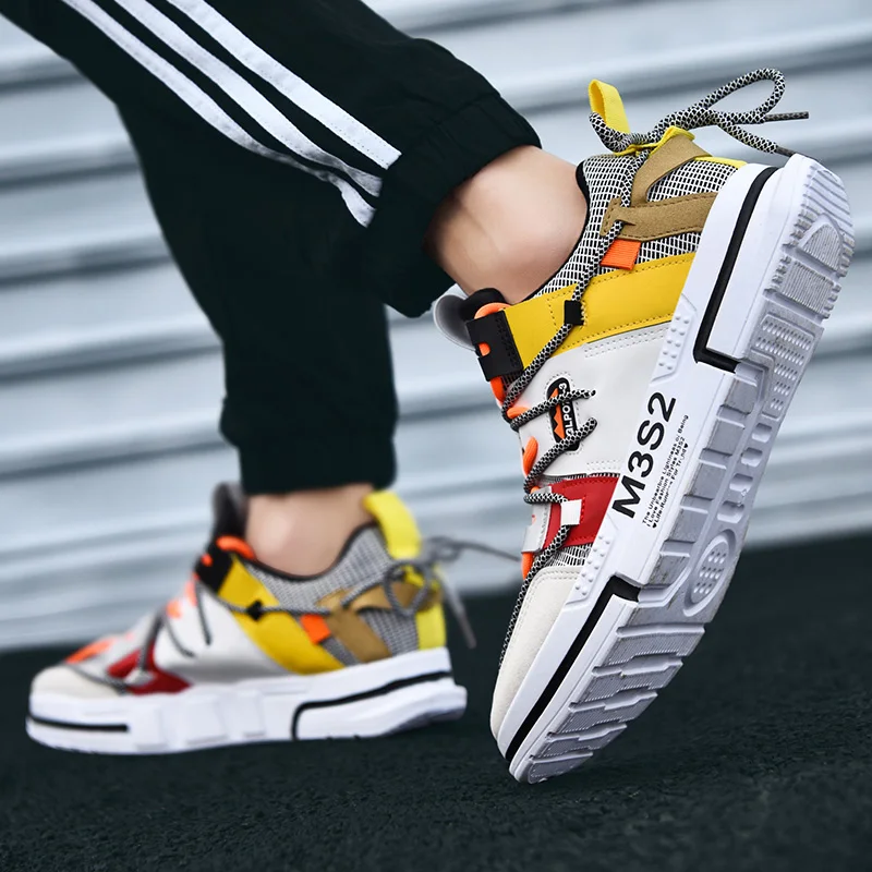 

Original Colorful Casual Men's Shoes Breathable Mesh Fashion Men Casual Sneakers Trending Mens Designer Shoes zapatillas hombre
