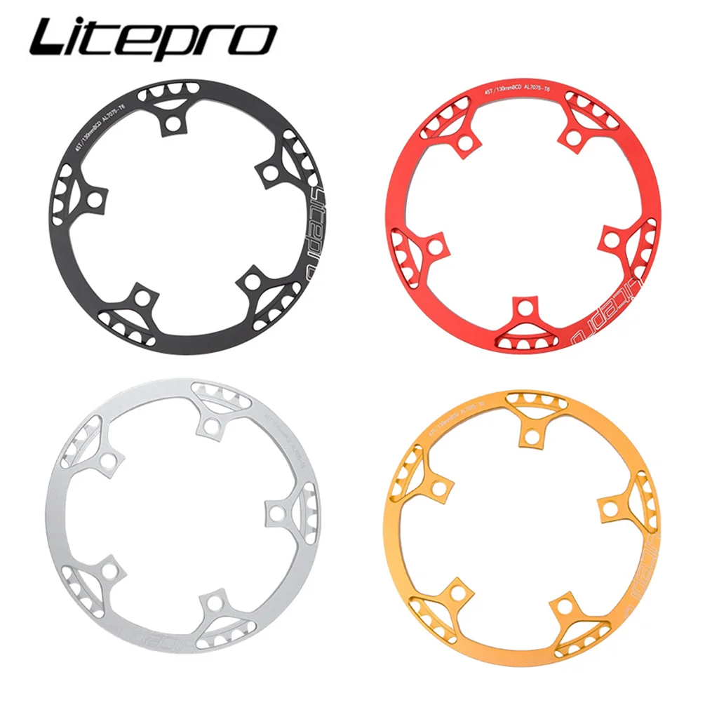 Велосипед Litepro BMX BCD130 однодисковая шестерня круглая пластина Кривошип 45/47/53/56/58T