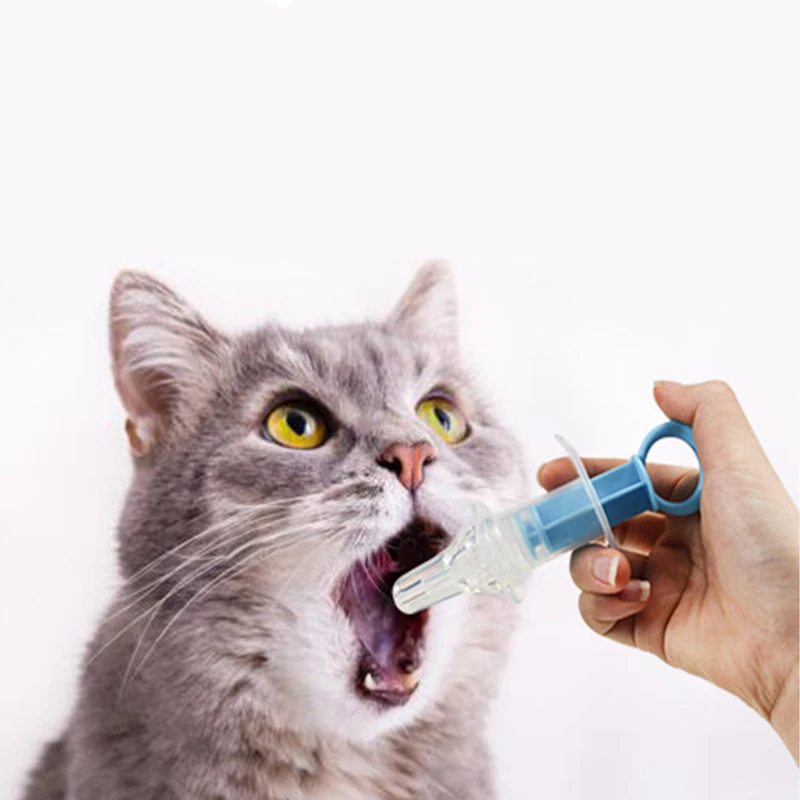 Новый дизайн дозатор для лекарств собак кошек щенков таблеток комплект