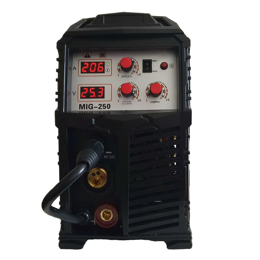 MIG250 типа для сварки MIG/MAG/сварочный аппарат MMA 3 в 1 СВАРОЧНЫЙ АППАРАТ IGBT MIG