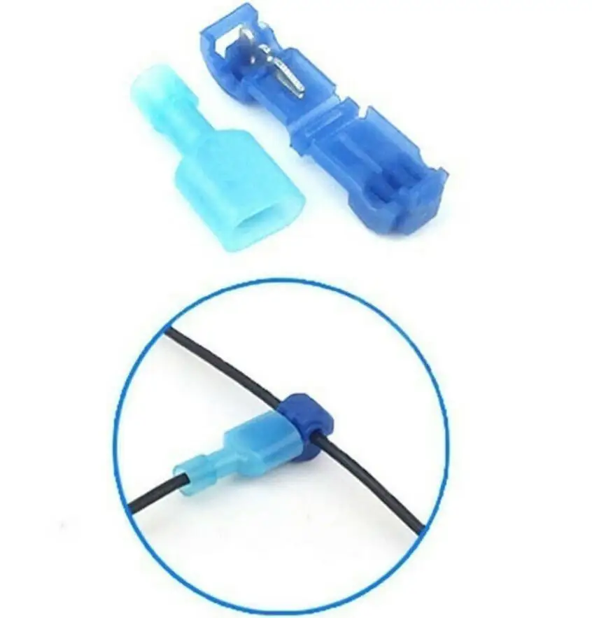 

Quick Splice Lock Wire Terminals Connectors Electrical Crimp Cable Snap Kits Crimp Wire Connector