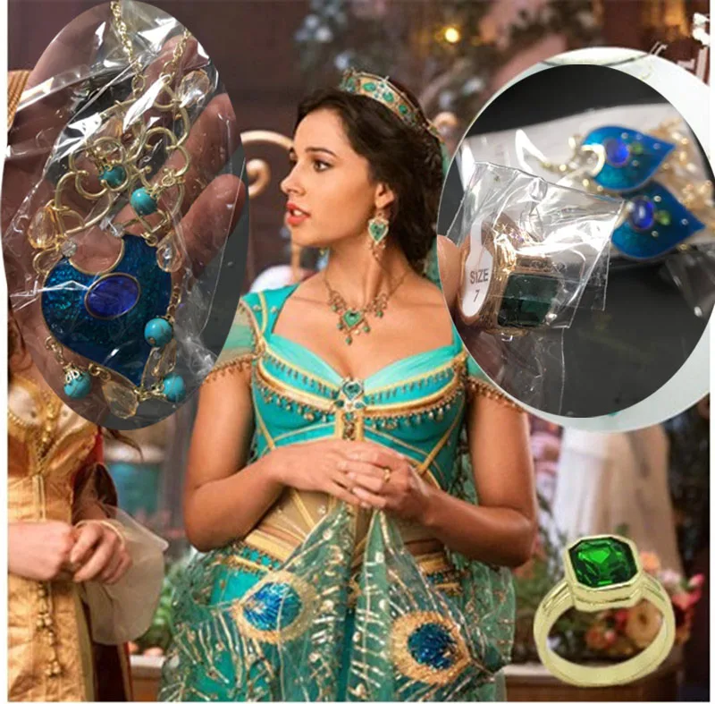 Сияющий Синий корона принцессы из страз с рисунком &quotАладдин&quot фильм