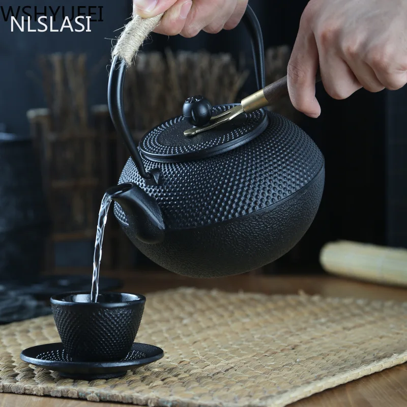 Чугунный чайник NLSLASI из нержавеющей стали с фильтром чугунный для кипячения воды
