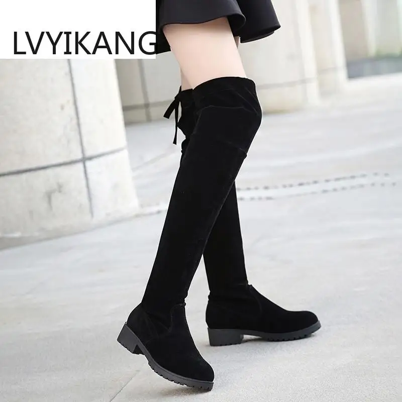 Новинка 2020 Лидер продаж женские сапоги на осень и зиму модные плоской подошве