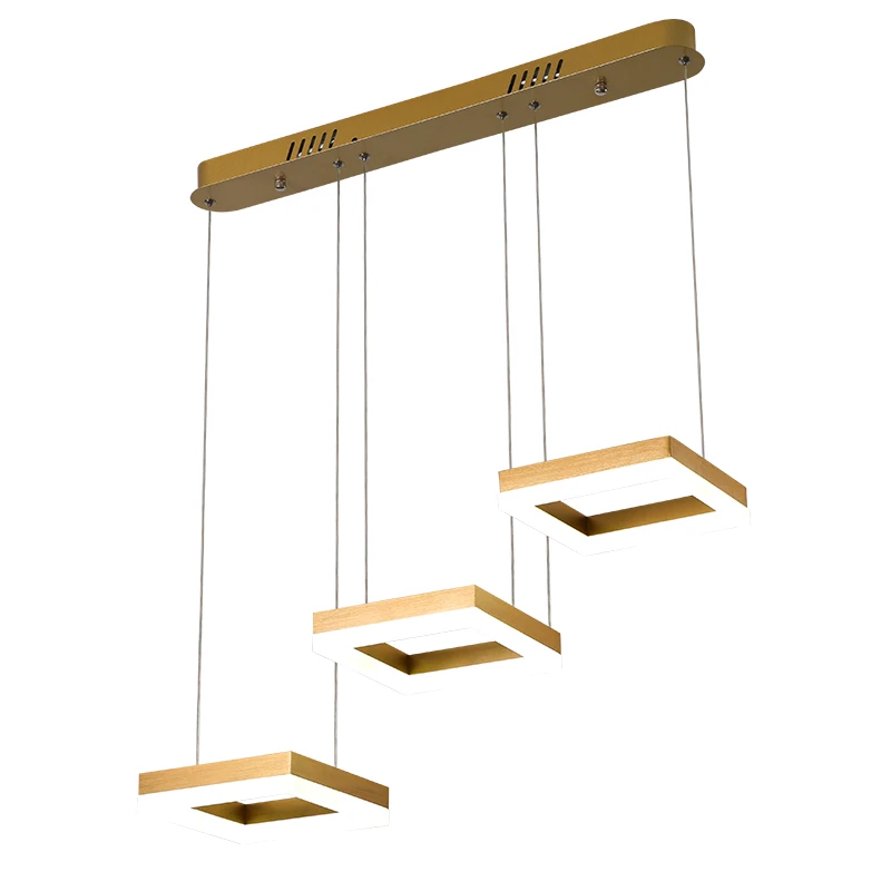 Современный квадратный светодиодный подвесные светильники для столовой