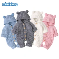 baby rompers knitted newborn boy jumpsuits autum long sleeve toddler girl sweaters clothes children overalls winter