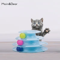 cat toy cat turntable ball three layer combination since hey funny cat artifact molar cat pet supplies