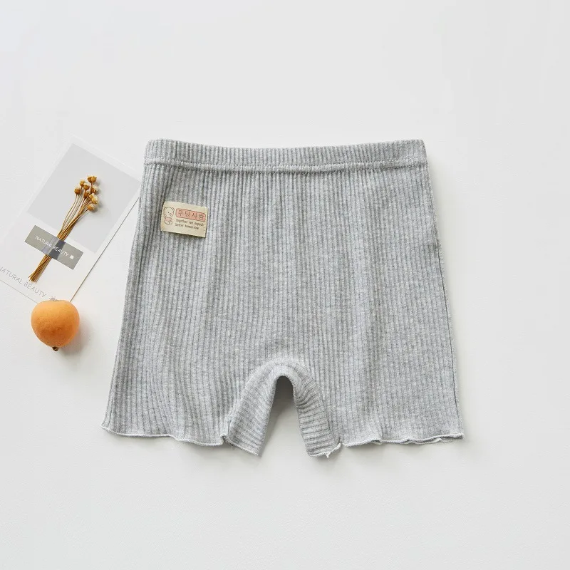 Летнее Детское нижнее белье для маленьких девочек безопасные Короткие штаны с