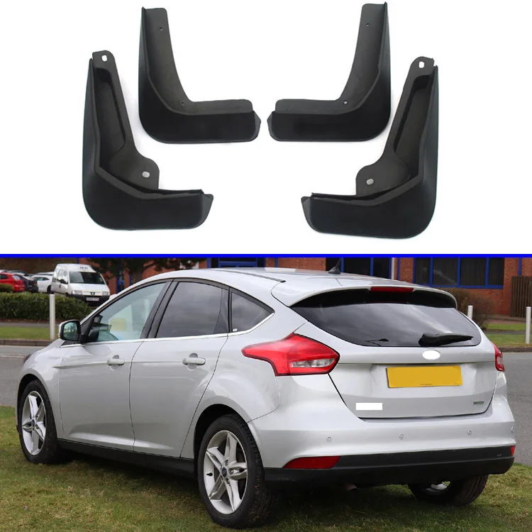 Брызговики для Ford Focus третьего поколения хэтчбек 2011 2018 4 шт. брызговики комплект