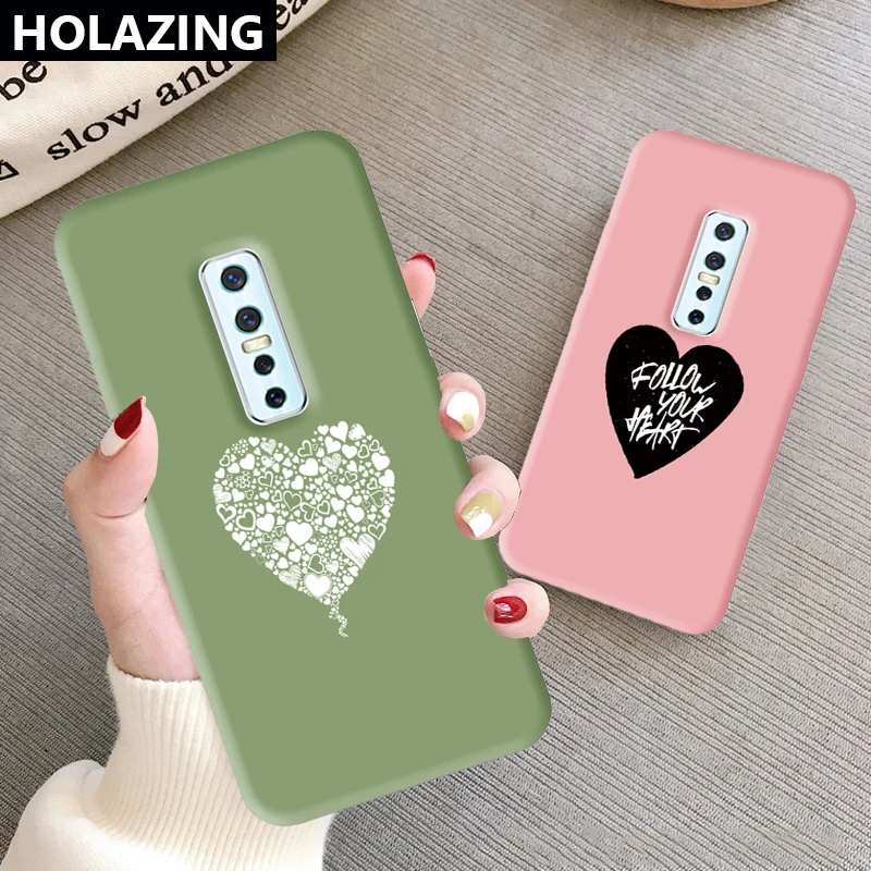 Чехол для VIVO V17 NEO V15 Pro V11 S5 S1 V1907 силиконовый чехол Follow Your Heart красивые Карамельный