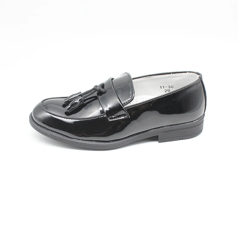 Обувь для мальчиков Детские лоферы Детская умная кожаная обувь на плоской