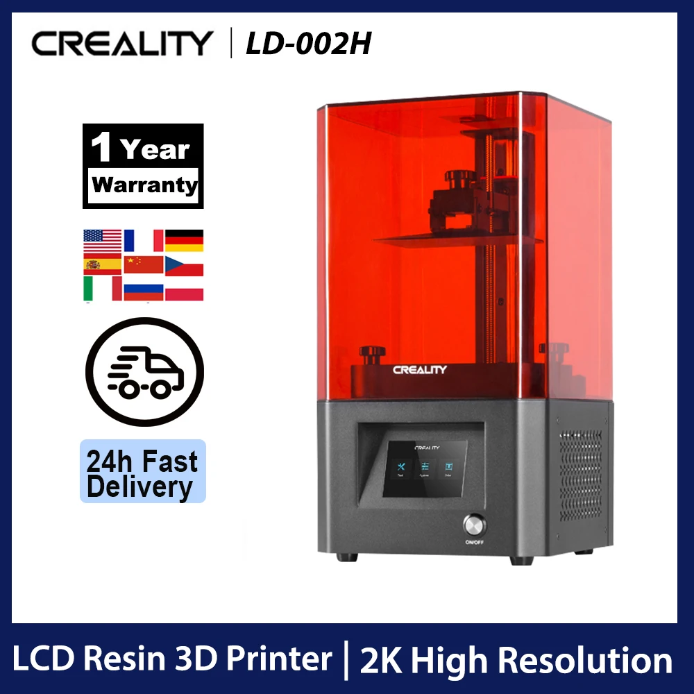 Creality LD 002H LCD Смола 3D принтер УФ фотоотверждение 130*82*160 мм размер печати 2K Высокое