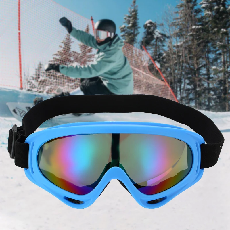 

Winter outdoor ski glasses snowmobile anti-fog windproof dust-proof glasses riding glasses with breathing holes snow sunglasses