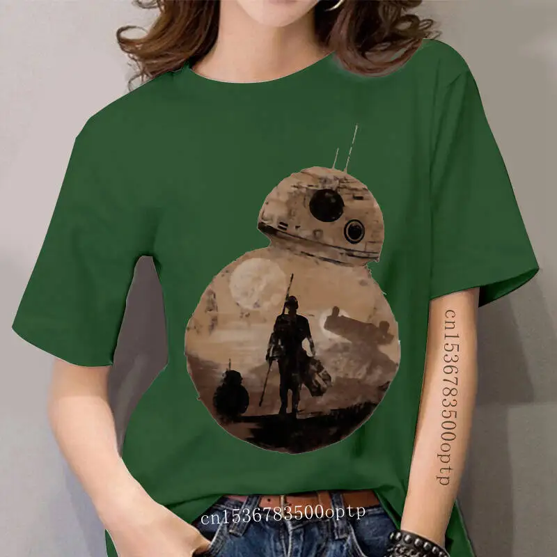 

women t-shirt Rolling Through Space Bb8 T Shirt tshirt Women t shirt