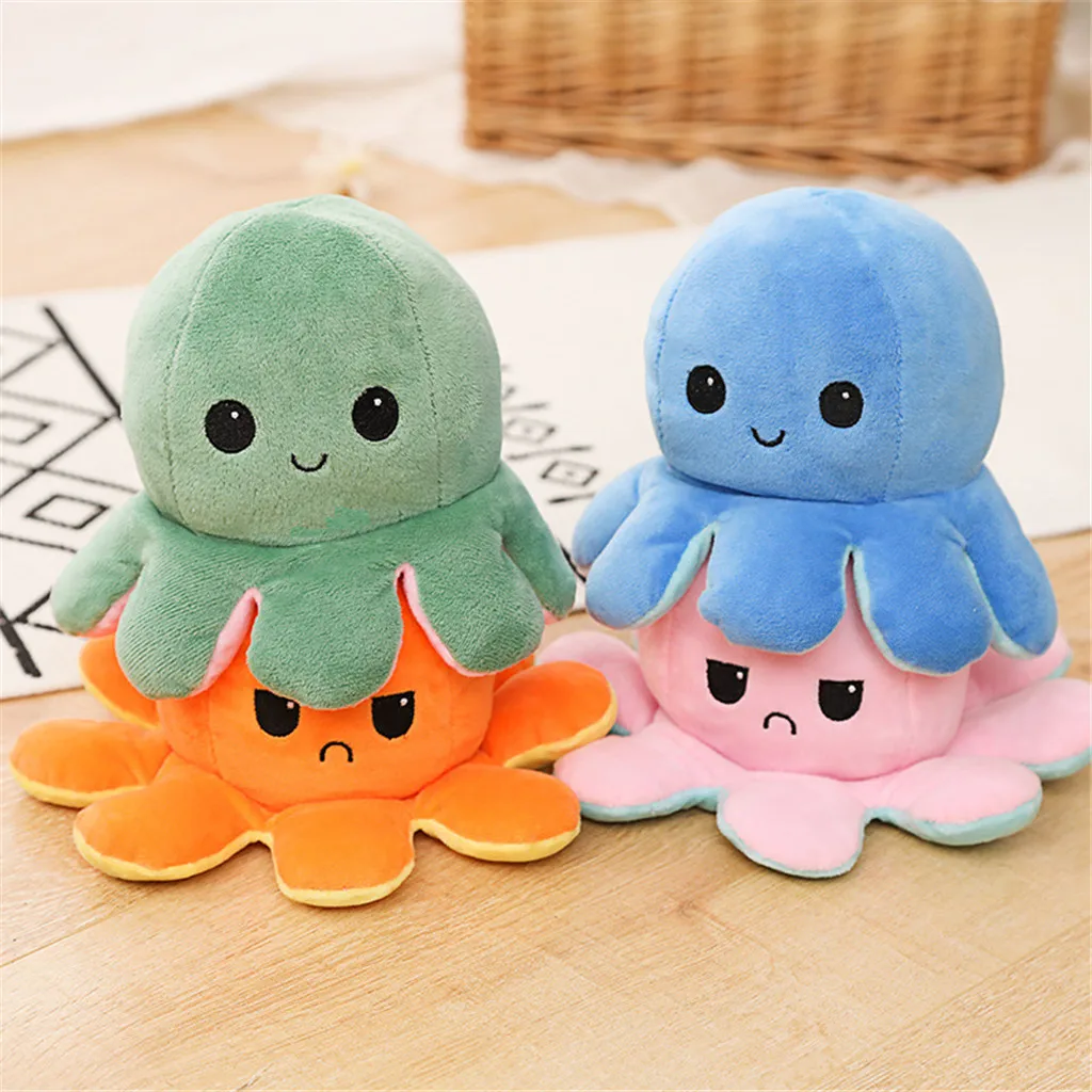 

Plush Stuffed Toy mood Animal Home Accessories Cute Animal Doll Children Gifts Baby Companion Plush Toy Mascot Octopus Toys