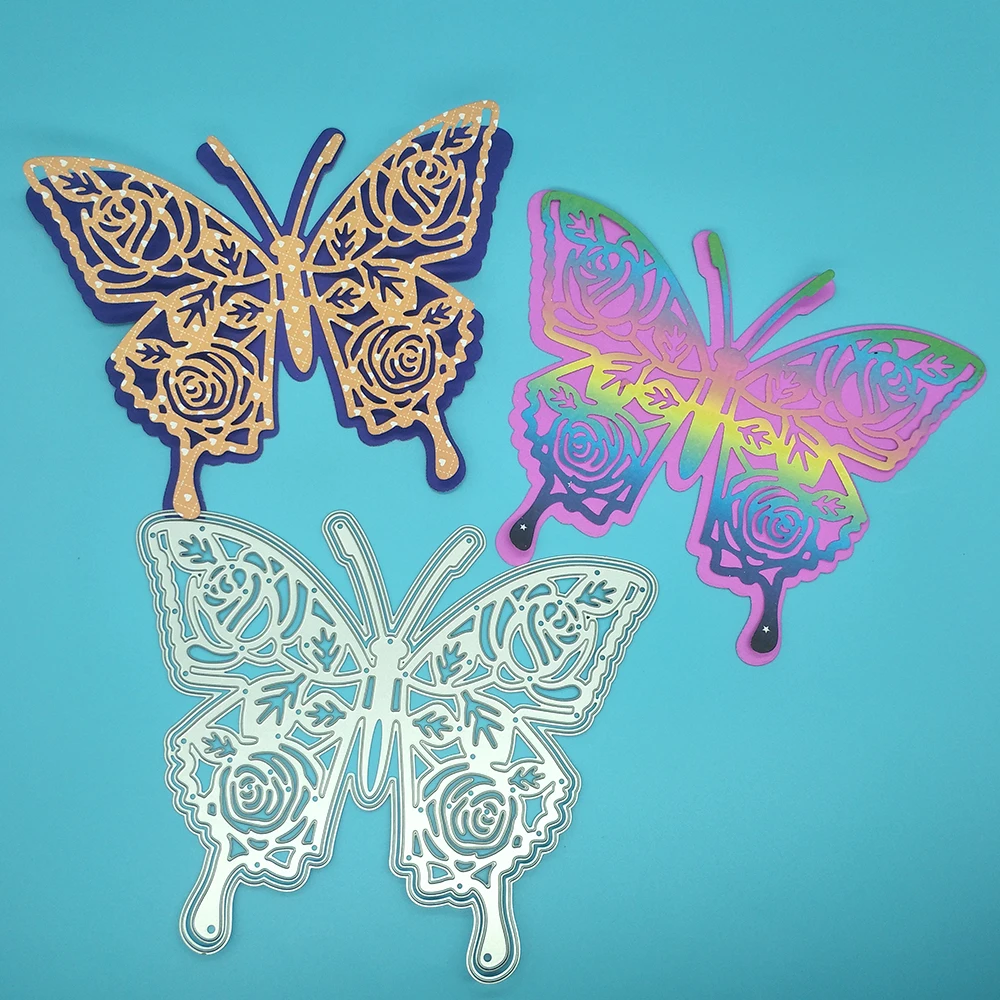

New hollow big butterfly metal cutting dies photo album paper DIY gift card decoration embossed crafts
