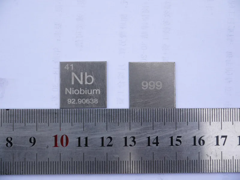 

NB 3N pure niobium sheet Nb = 99.9%, 1 * 20 * 20 about 3.6 grams