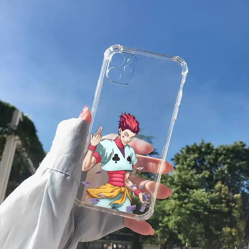 

Hisoka hunter x hunter Phone Case Transparent for Clear iPhone 11 12 8 7 6 6S XS MAX Plus X 5S SE 2020 XR mini pro