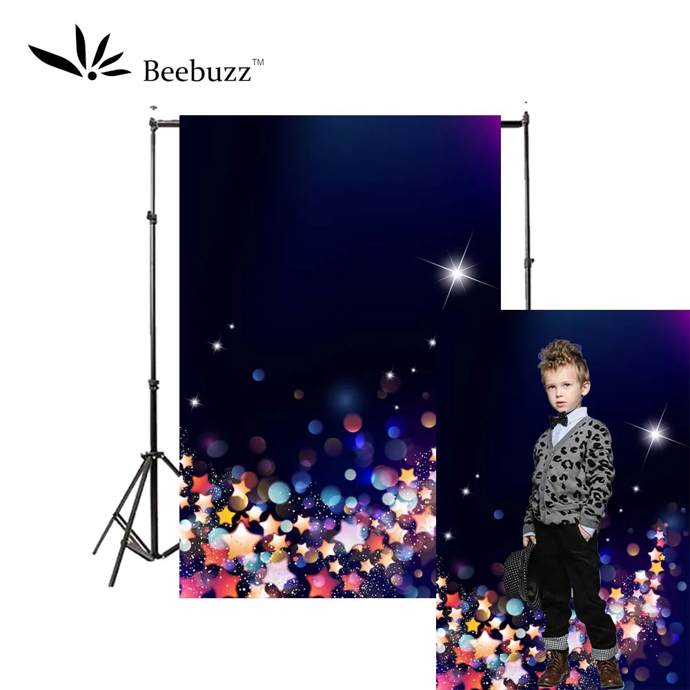 Красочные Неоновые световые капли на темно-синем фоне фотостудия Фотофон для