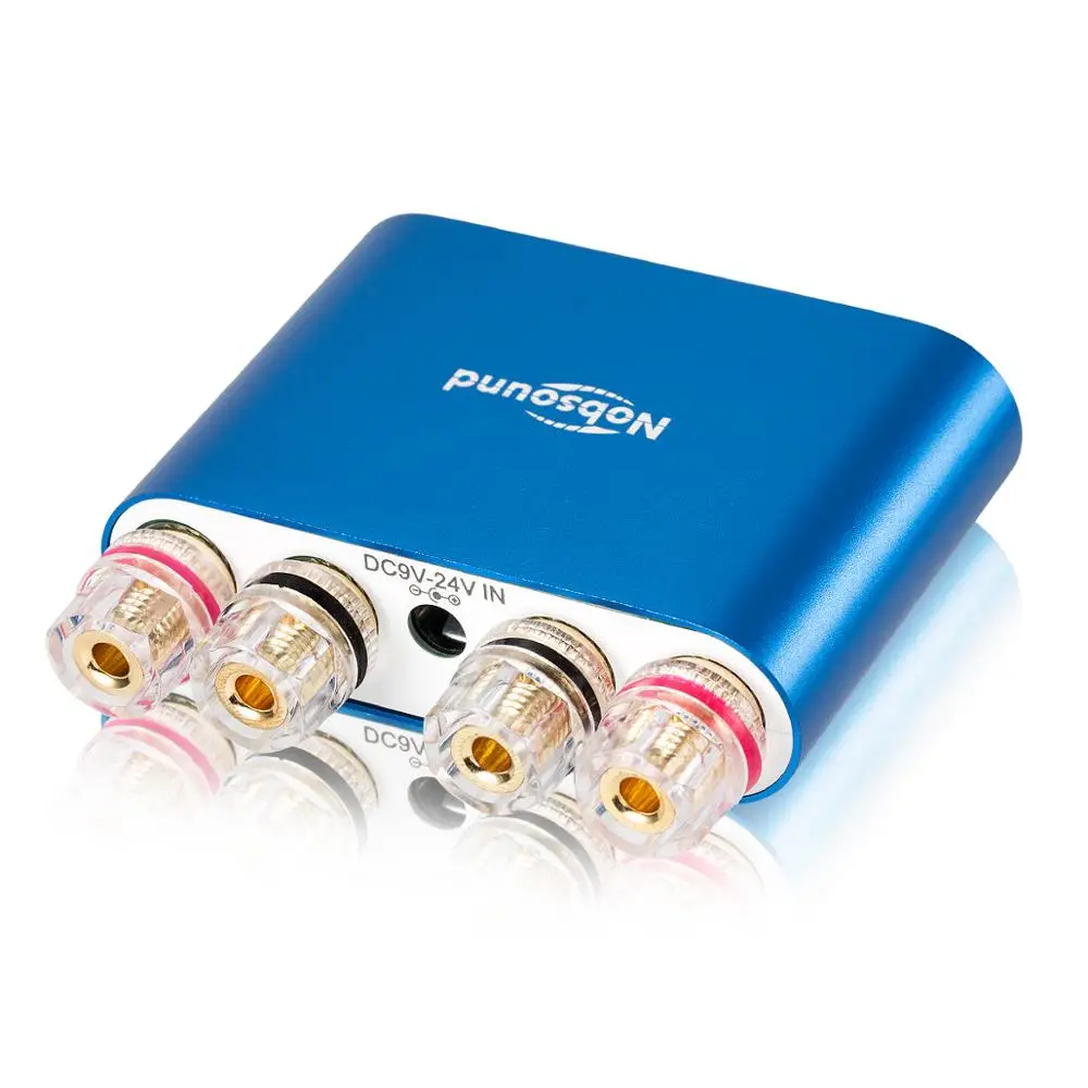 Синий Новейший Nobsound NS-10G Pro Mini Bluetooth 5,0 DSP цифровой усилитель мощности стерео HiFi аудио усилитель 50 Вт+ 50 Вт - Цвет: Синий