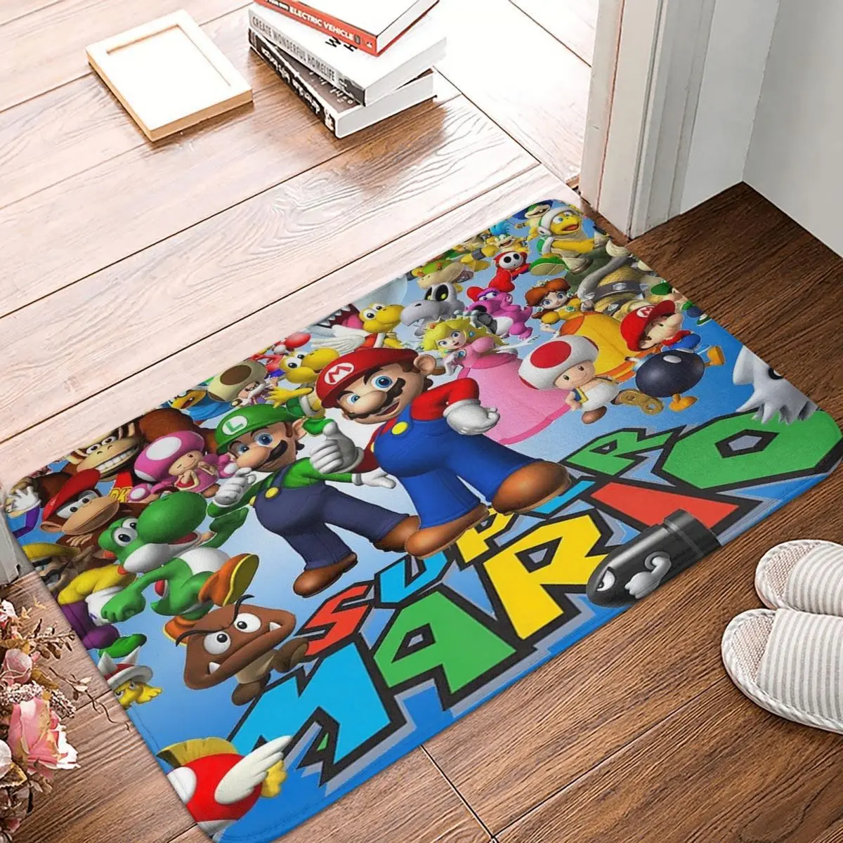 

Game Doormat Printed Soft Bedroom Entrance Floor Mat Door Floor Rug Carpet Game Absorbent Foot Pad