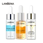 LANBENA витамин C Гиалуроновая кислота 24K золото шесть сыворотка с пептидами антивозрастной увлажняющий сужающийся подтягивающий пор укрепляющий кожу глянцевое лицо