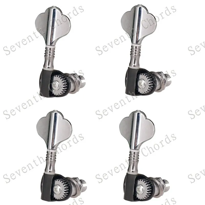 Набор из 4 шт. хромированных колышек для бас тюнинга тюнеры гитары аксессуары
