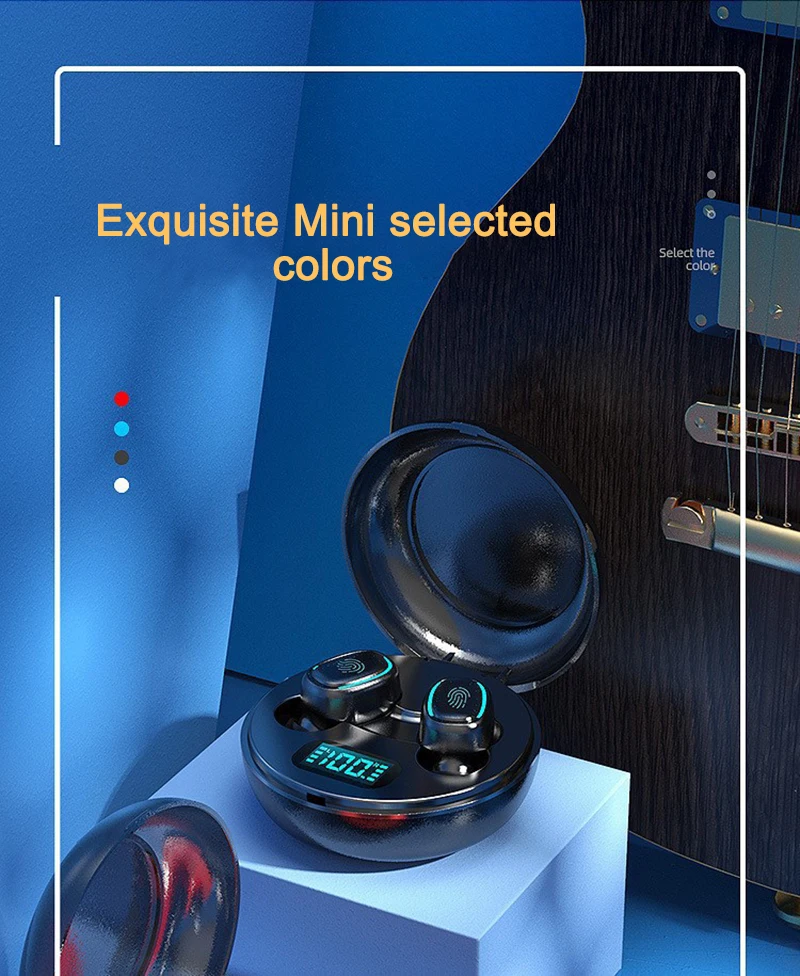 A10 TWS Bluetooth-compatible Wireless HiFi In-Ear Earphones With Digital Charging Box Touch Control Noise Cancelling | Электроника