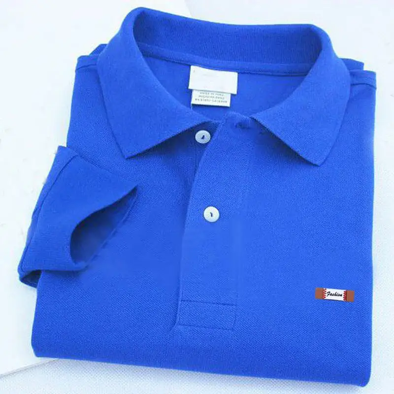 100% хлопок Высокое качество Весна и осень новые мужские рубашки поло с длинным