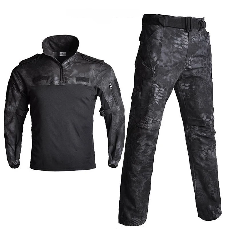 US Military Army Training Uniform Camouflage Frog Suit Tactical FG Long-sleeved Outdoor Hunting Clothes Ghillie | Спорт и