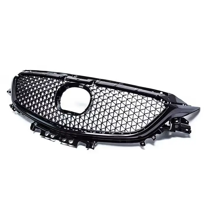 Для Mazda 6 Atenza 2017 2018 2019 высококачественная черная решетка переднего бампера из