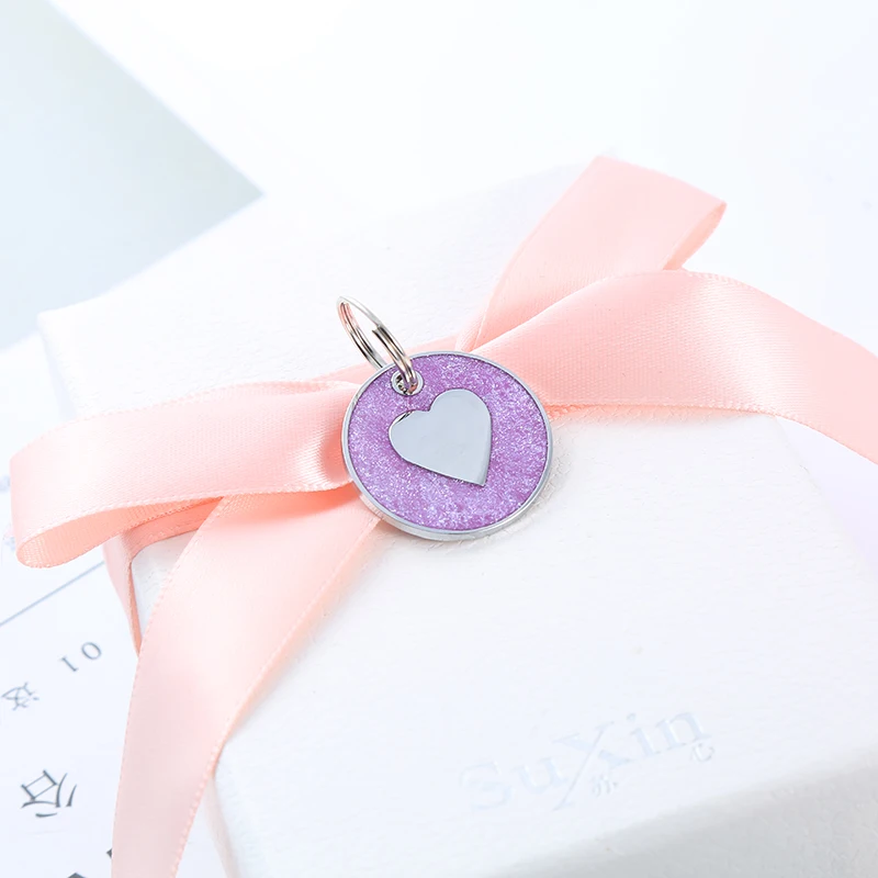 2 шт./лот бирка для домашних животных ошейник собаки любовь форма карточка