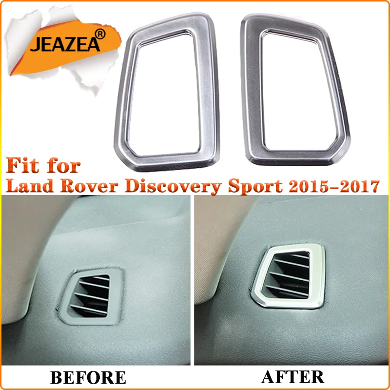 

2 шт., наклейки на переднюю панель вентиляционного отверстия для Land Rover Discovery Sport 2015 2016 2017