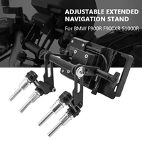 for bmw f900r f900xr s1000r f900 x r motorcycle adjustable extend stand holder phone mobile gps plate bracket phone holder