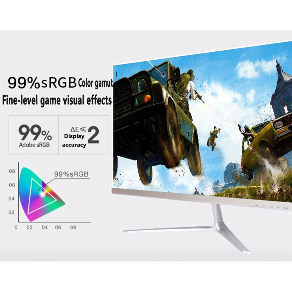 Монитор 24 дюйма светодиодный Уход за глазами монитор-24 Full HD ips ультра-тонкий без