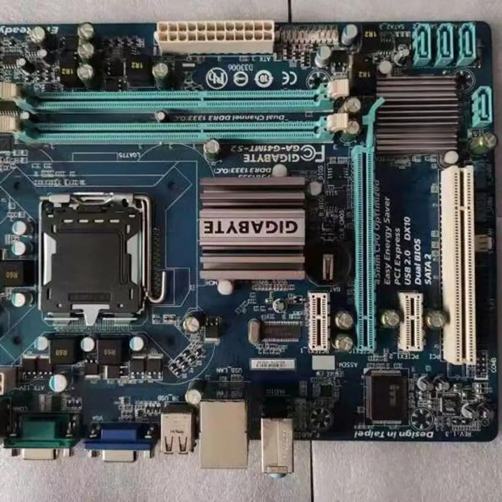 

P5G41T-M LX V2 Motherboard DDR3 8GB G41 P5G41T-M Computador p5G41T Mainboard LX Desktop PCI-E Usado V2 X16 VGA Q8F6