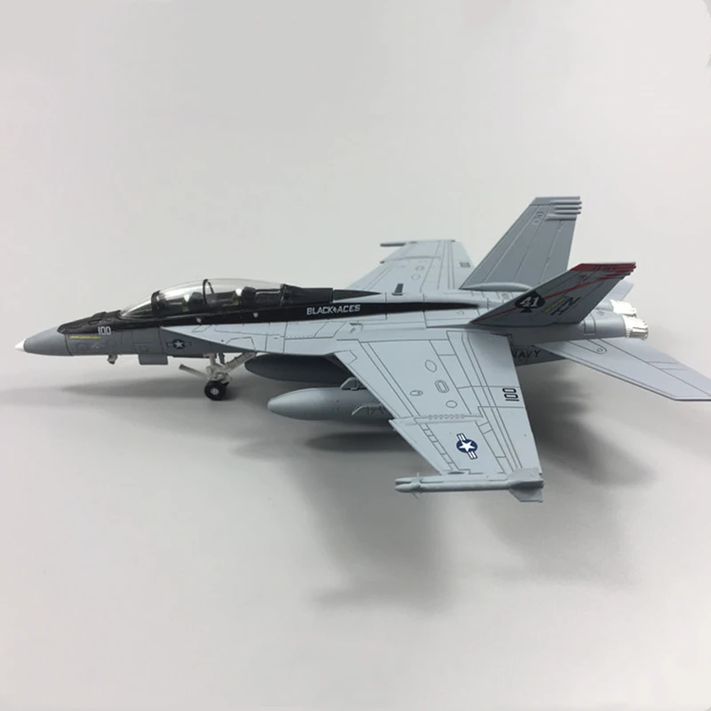 19 см 1/100 масштаб F18 F-18 F/A-18 Boeing Hornet многоцелевой истребитель ВВС США литой Самолет Модель Коллекция подарок